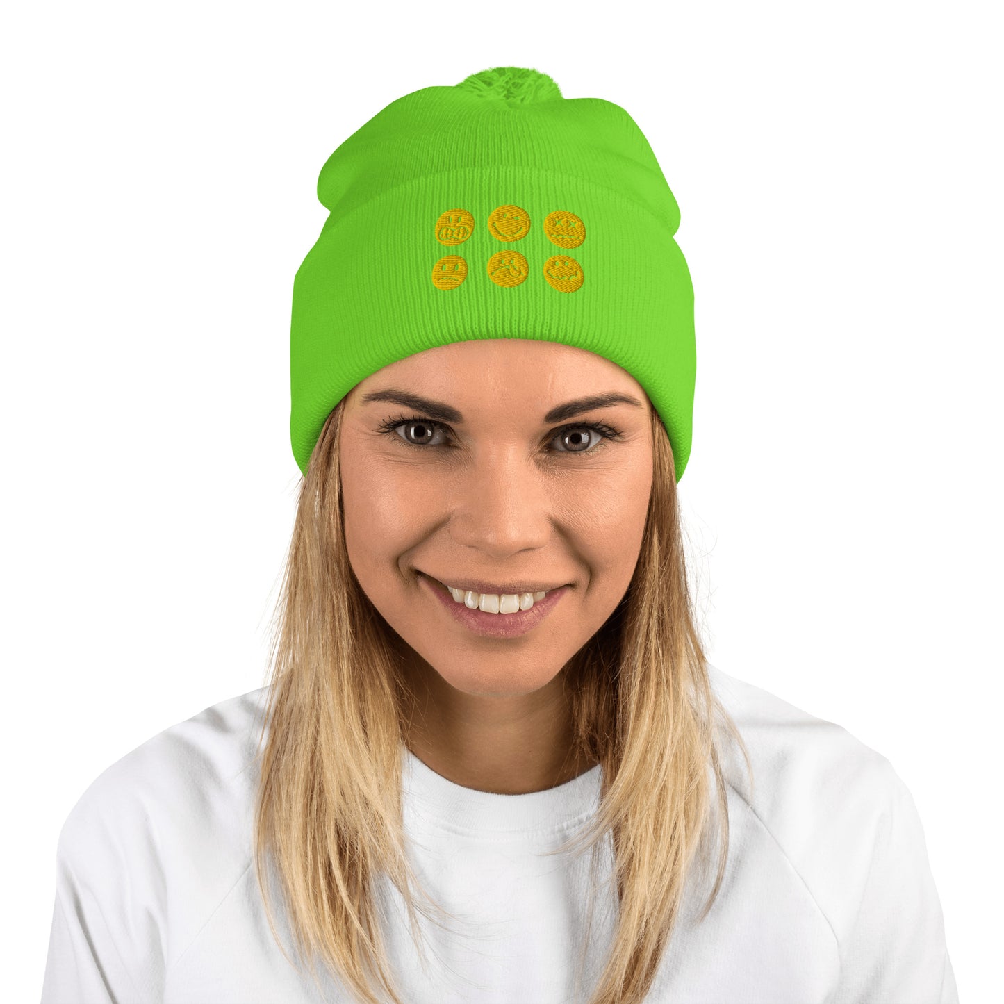 Feelings Pom-Pom Beanie | It's okay to feel all the feels | Emotional Regulation | Wear your emotions | Feel the feels | Women Beanie | Men Beanie