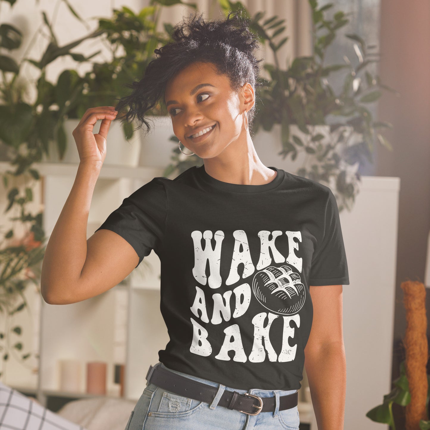 Wake and Bake Short-Sleeve Unisex T-Shirt