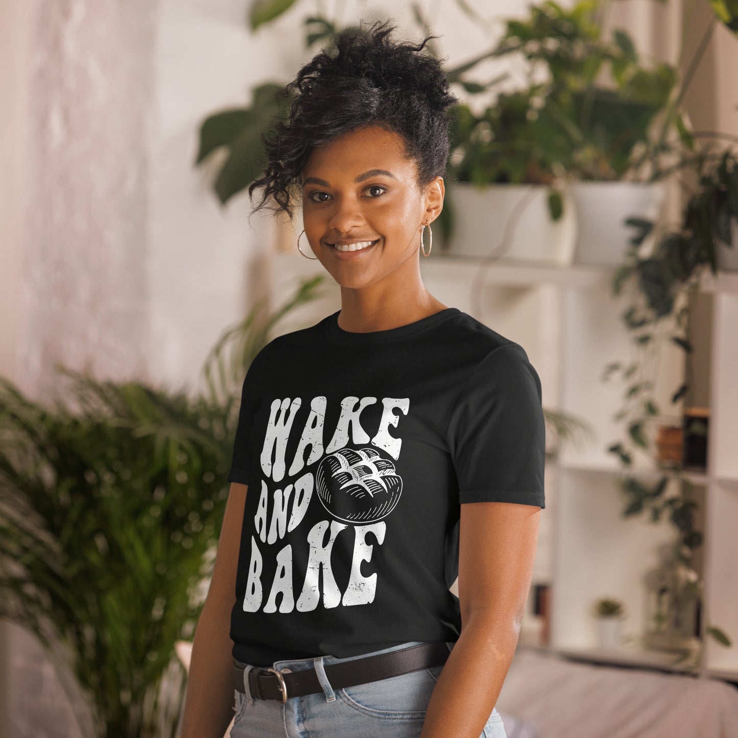 Wake and Bake Short-Sleeve Unisex T-Shirt