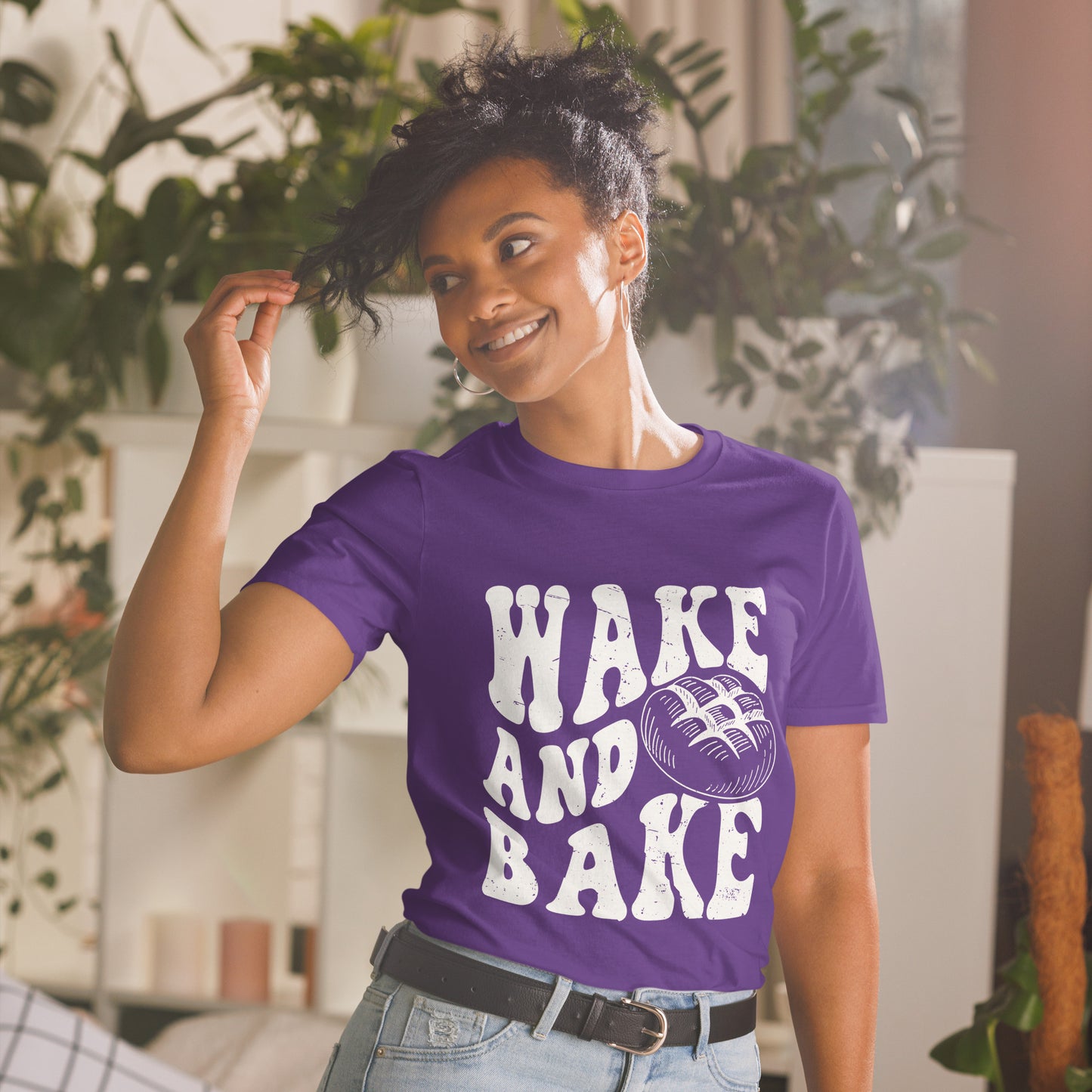 Wake and Bake Short-Sleeve Unisex T-Shirt