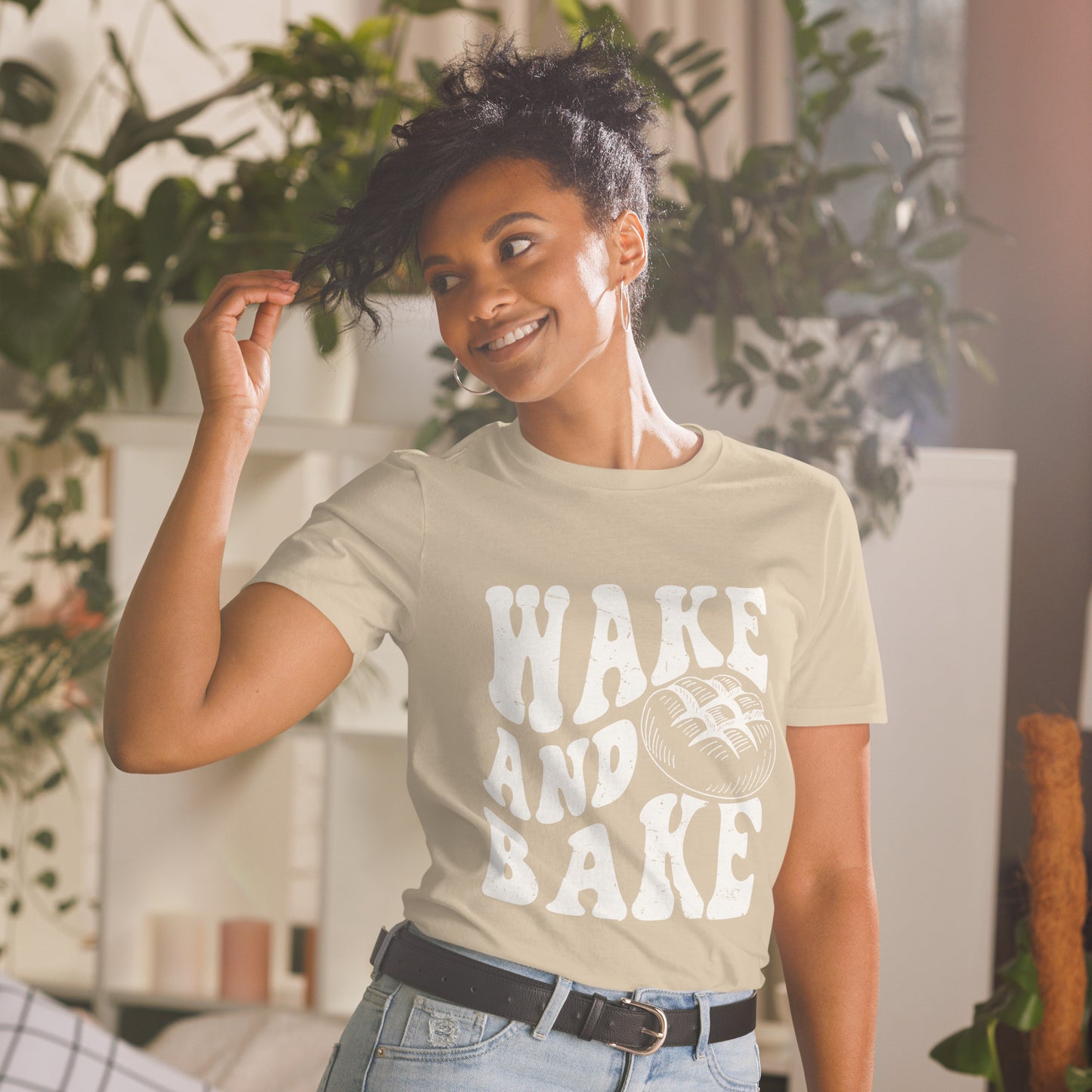 Wake and Bake Short-Sleeve Unisex T-Shirt