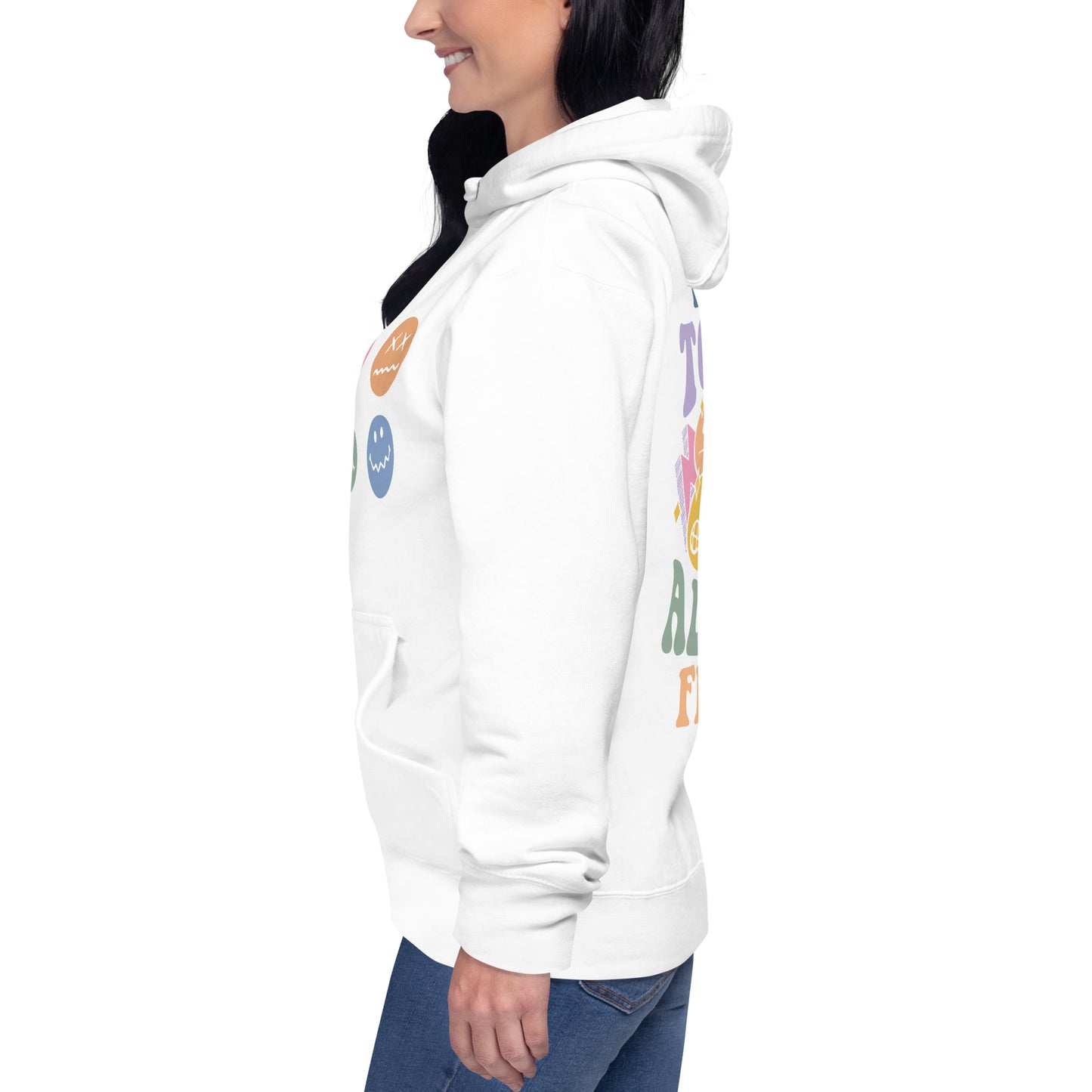 It's okay to feel all the feelings, it's okay not to be okay, emotions Unisex Hoodie